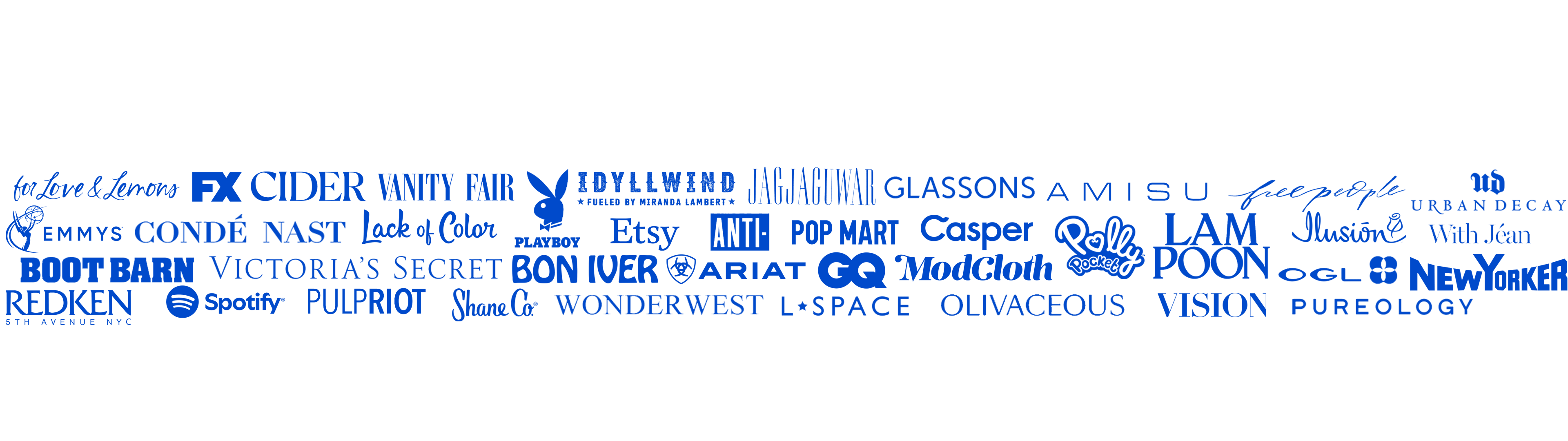 Nights & Weekends client list